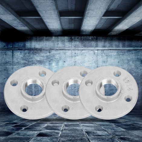 Lot de 10 vis à bride DN20 à 4 trous, filetage britannique 3/4'' (1/5)