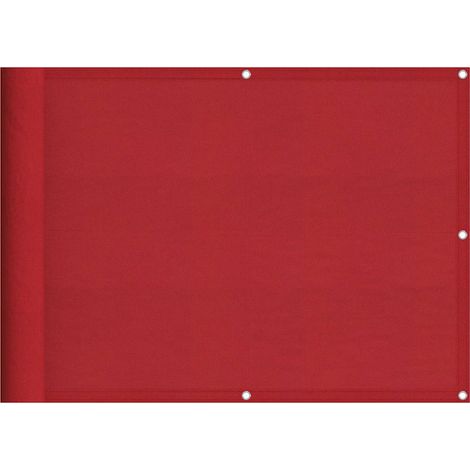 Maison Exclusive - Balkon-Sichtschutz Rot 75x800 cm 100 % Polyest