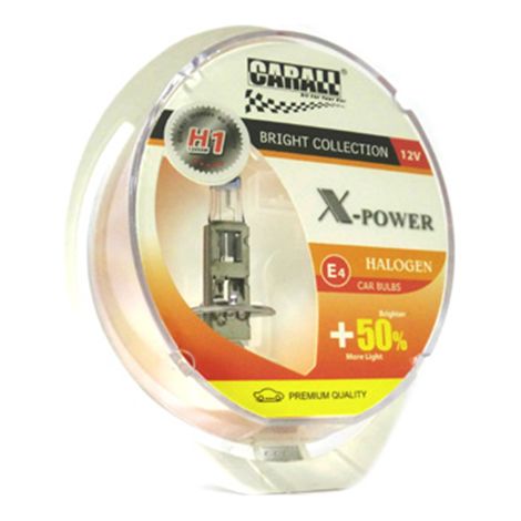 Coppia Lampada H1 12V 55W P14.5s X-Power +50% Luminosita Omaggio 2 T10 W5W Luci Posizione (1/3)
