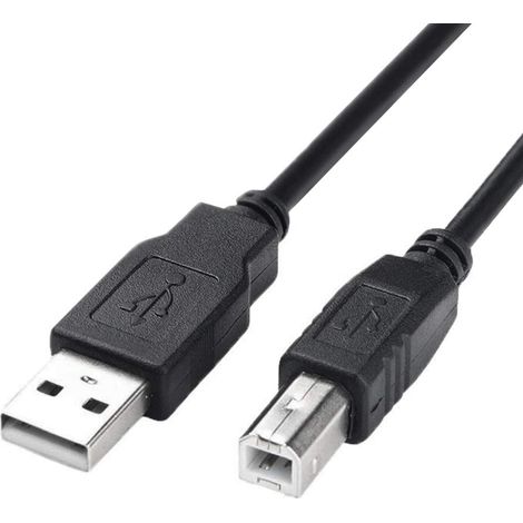 Câble d'imprimante USB de 3 mètres de long pour imprimante/scanner à ordinateur. Câble d'imprimante USB haute vitesse. (1/5)