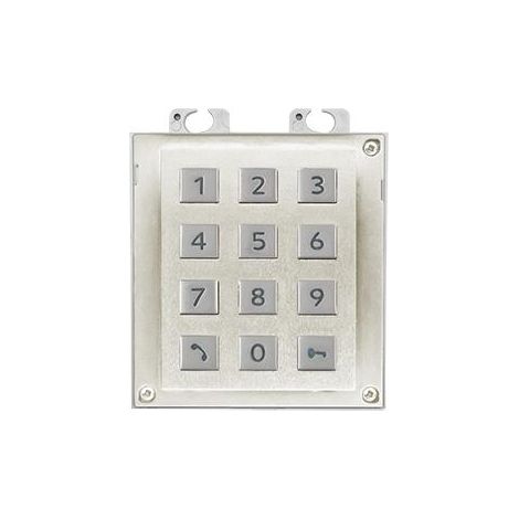 2N Módulo teclado Helios IP Verso gris robusto plástico