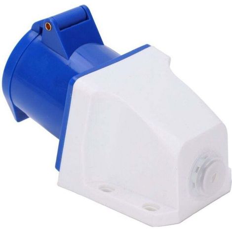 Prise de courant industrielle antidéflagrante - - Monophasée - 3 broches - 32A - 220-250V - IP44 - ABS - Laiton (1/4)