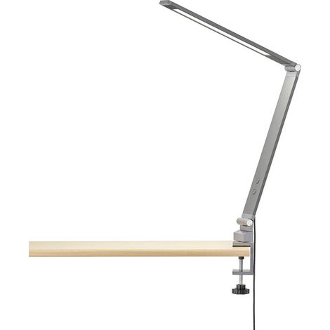 Lampe de table spot à pince dimmable lampe de bureau lumière du jour LED anthracite (1/4)