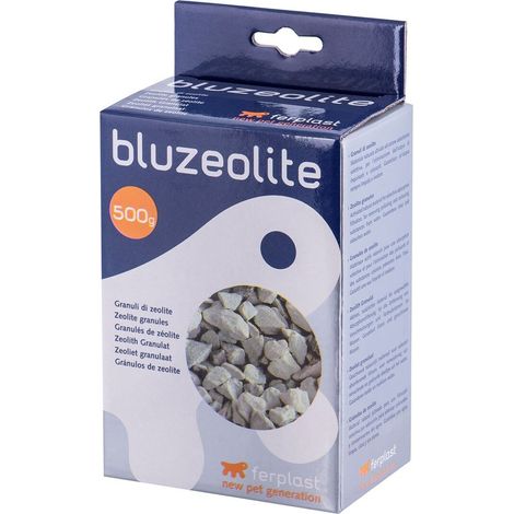 Ferplast BLUZEOLITE Granuli di zeolite per filtraggio assorbente. Variante BLUZEOLITE - Misure:  - (1/2)