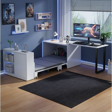escritorio trabajo cama plegable con almacenaje OKMYHOME (1/5)