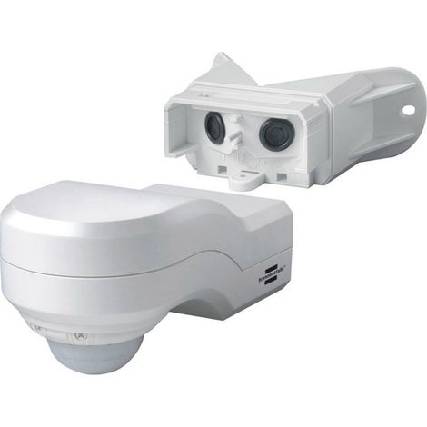 Brennenstuhl – Détecteur de mouvement infrarouge 240° – Portée 12m – IP44 pour intérieur et extérieur – Luminosité réglable 10-150 lux (1/6)