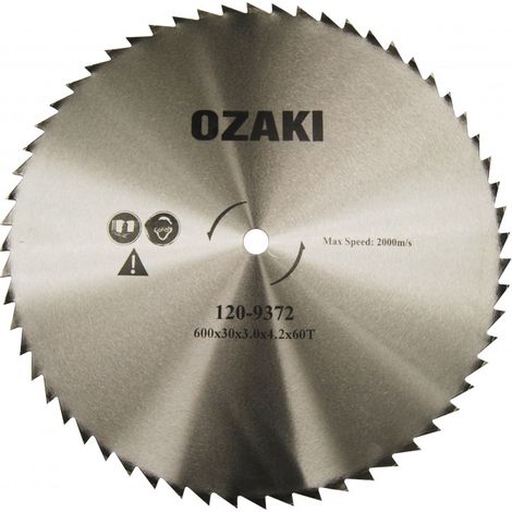 Lama 60 dente 600mm OZAKI sega coltro