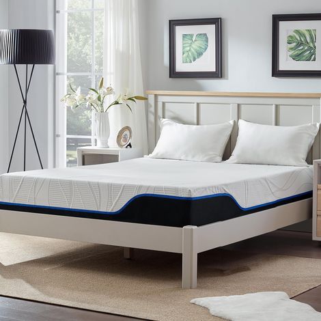 Materassi in Memory Foam Classic Living Astralis con Gel Rinfrescante, Media Durezza  Materasso Traspirante  Memory Foam per il Rilievo della Pressione, 100x190, 22 cm (1/4)
