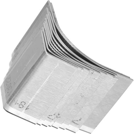 10 pièces/boîte Couteau à angle pour cuir, Outil de coupe de bord pour accessoires en cuir, Matériel de maroquinerie professionnel (1/5)