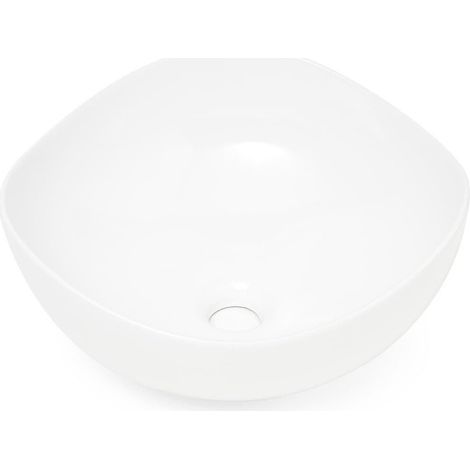 Vasque design Satum Feel 38x38 cm sans trou pour robinet (SATUMFEEL383838)