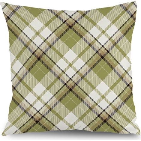 Housse de coussin carré décoratif, décoration salon maison,50×50cm (1/5)
