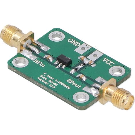 Amplificateur RF Large Bande 5‑6000MHz, Gain 20dB, Faible Bruit, pour Électronique (1/5)