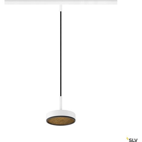 Lampada a sospensione SLV Grip 14,5 W max 400 lm 3000 K 48 V bianco 1009019 alluminio Ø 14 cm altezza 13,2 cm (1/5)