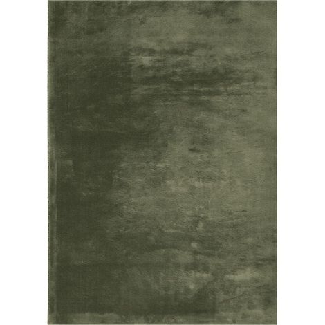 Maison Exclusive - Tappeto Pelo Corto HUARTE Morbido Lavabile Verde Bosco (1/5)