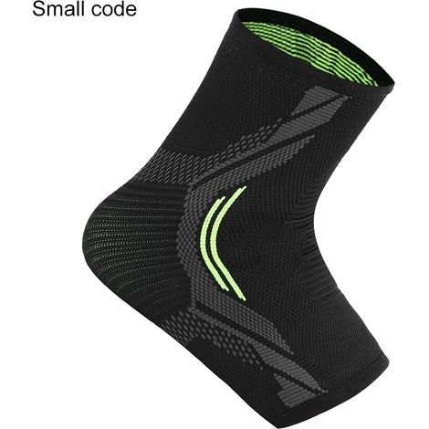 Attelle de cheville respirante avec sangle stabilisatrice pour le sport, le basketball, le fitness et l'équitation (taille S). (1/5)