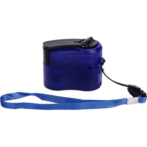 1 Chargeur à manivelle, Sortie USB 5V, LED rouge, Compact ABS, Urgence extérieur (1/5)