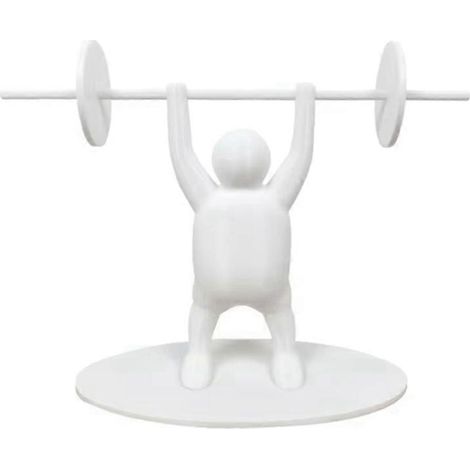 Porte-papier toilette pour homme haltérophile et fitness (1/5)