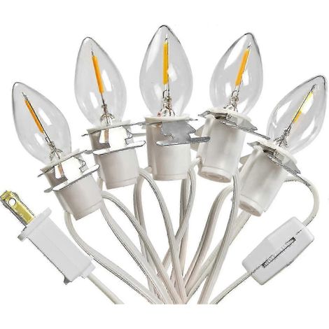 Guirlande lumineuse LED à 5 ampoules C7, cordon d'accessoires pour décoration de Noël (1/5)