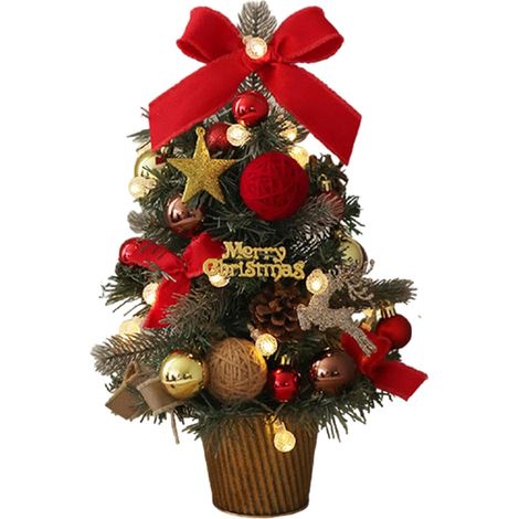 Mini sapin de table pré-éclairé 45 cm (1/5)
