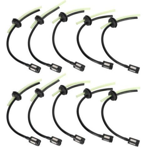 Ensemble de Filtres à Huile et Tuyaux pour Tondeuse à Gazon Tronçonneuse 10 Pièces Compatible GX35 - (1/5)