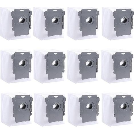 12 bolsas de repuesto para aspiradora iRobot Roomba I1+ I2+ I3+ I4+Combo I5+ I6+ I7+ I8+ J5+ J6+ J8+ S9