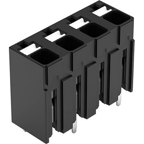 WAGO 2086-3124/300-000 Printklemme 1.50 mm² Polzahl 4 Schwarz 1 St.