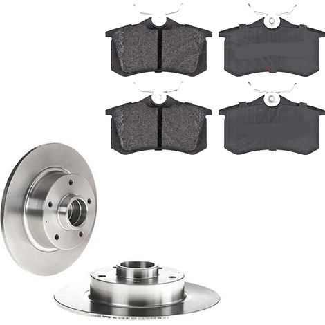 KIT FRENI POSTERIORI compatibile con RENAULT FLUENCE (L3) - DISCHI + PASTIGLIE OEM: P 68 024 , P 68 041 / 18140 /SOSTITUZIONE DIRETTA/BASSA POLVERE/SILENZIOSO (1/5)