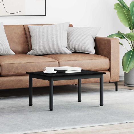 Couchtisch Schwarz Eichen-Optik 70 x 50 x 36 cm Holzwerkstoff