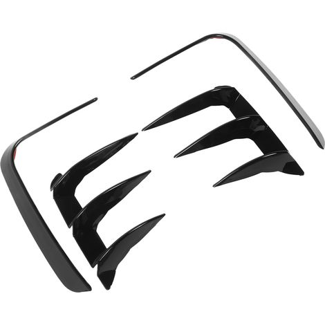 4 Heckstoßstangen-Seitenspoiler in Hochglanzschwarz, robustes Design, Windflügel für X3 G01 LCI M Sport Diffusor-Kit (1/5)