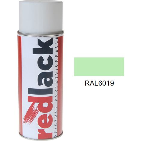 Aérosol de peinture – RAL 6019 Vert blanc – Brillant – multisupport – Redlack