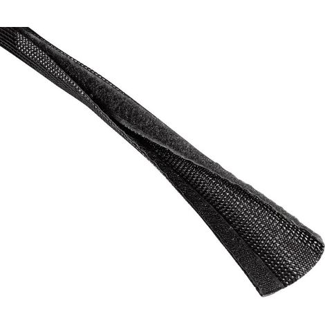 Hama 00220995 Flexibler Gewebe-Kabelschlauch, universal, 20 - 40 mm, 1,8 m, Schwarz 20 fino a 40 mm Nero 1 pz. (1/5)