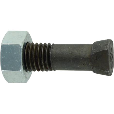 Bullone conico per aratro con dado M14x2 classe 12.9 testa conica per aratro 1448VN