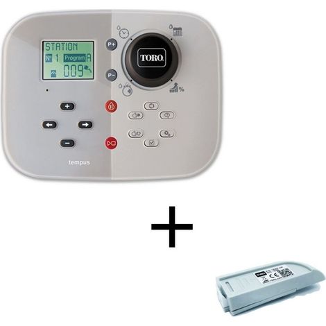 PROGRAMADOR RIEGO TORO TEMPUS 6 ESTACIONES INTERIOR 220V  MODULO WIFI  EL NUEVO E INNOVADOR CONTROLADOR SERIE TEMPUS DE TORO CUENTA CON FUNCIONES DE AHORRO DE AGUA PROGRAMACION DE RIEGO FLEXIBLE