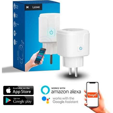 Enchufe WiFi Smarthome 16A LEDME con App (1/4)