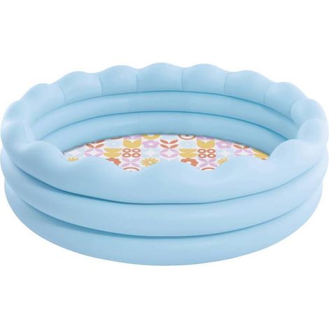 [NEUWERTIG] B-Ware Intex Kinderplanschbecken Wavy Edge Pool hellblau 575l für Kinder ab 3 Jahren (1/2)