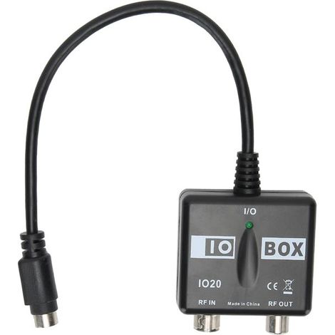 Sistema di conversione e distribuzione video con modulatore ABS professionale IO20 per collegamento/uscita TV sincrona.