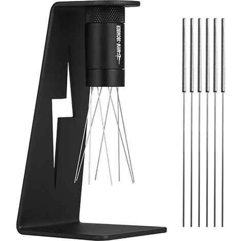 Distributeur WDT MHW-3BOMBER Éclair 2.0 8 aiguilles inox 0,4mm réglable continu avec socle magnétique noir (1/5)