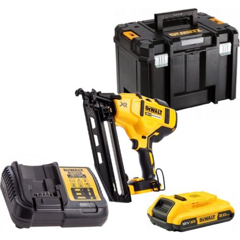 Dewalt DCN660D1-QW Cloueur de finition à batterie 16Ga XR 18V 1X2.0Ah Li-Ion chargeur en coffret