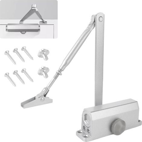 Automatischer hydraulischer Türschließer (45–65 kg), einstellbare hydraulische Türdämpfung, Soft-Close-Funktion für gewerbliche und private Nutzung (1/5)