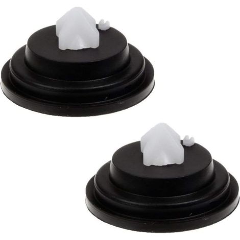 Lot de 2 Joints Diaphragme - Caoutchouc Robuste - Pour Vannes d'Entrée Basse - Compatible Siamp et Marques Standards - Salle de Bain et WC