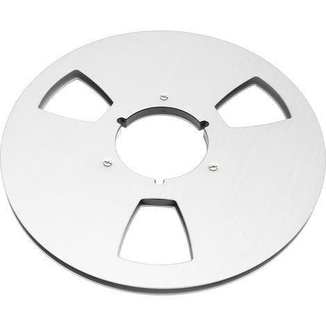 Bobine de bande magnétique vide 1/4" (10,5 pouces) à 3 trous, universelle, pour enregistrement, machine à bobines ouvertes, argentée (1/5)