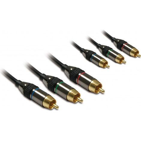 Câble vidéo premium YUV 3 RCA mâle/mâle 1,5 m (1/2)
