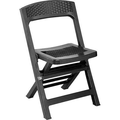 SILLA PLEGABLE RESINA ASSO ANTRACITA (1/3)