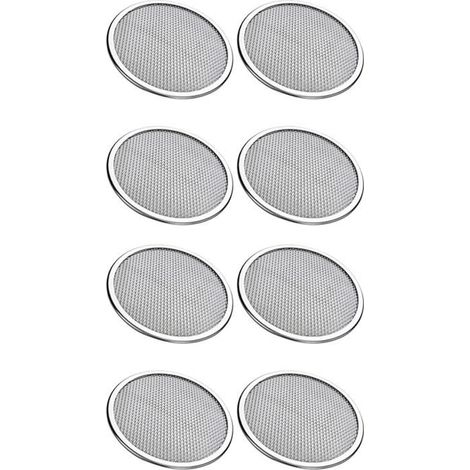 Set mit 8 Keimdeckeln aus Edelstahl für Einmachgläser mit 86 mm Normalöffnung (ohne Ring).