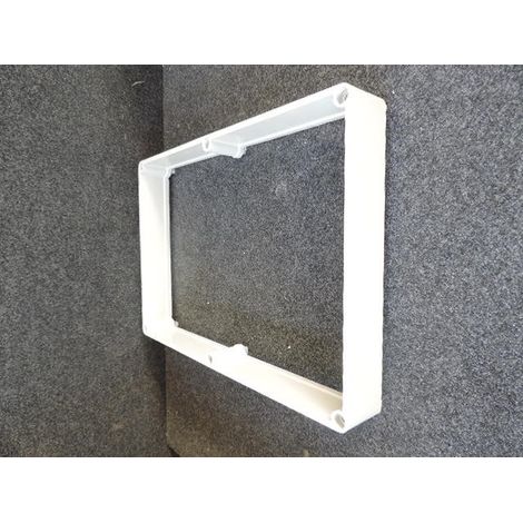 Cadre surelevateur H62.5mm 540x360mm polycarbonate gris pour coffret MORVAN