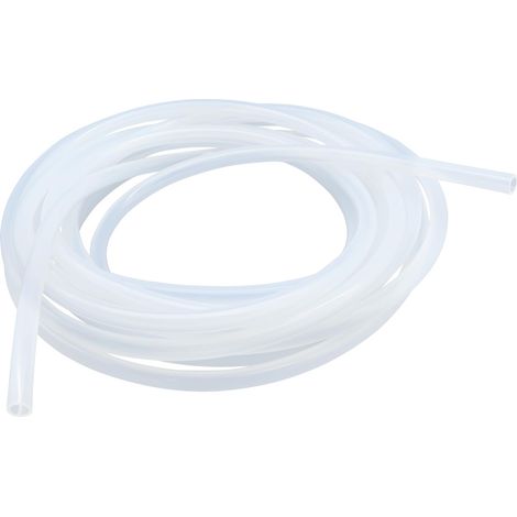 Tuyau en silicone 6mm ID x 8mm OD 5 mètres de longueur, tuyaux de qualité alimentaire Tuyau flexible transparent pour l'eau et l'air, pour la pompe de transfert (1/5)