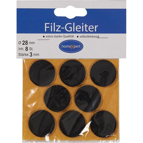 Feltrini  28mm  feltro  marrone  autoadesivi  -  522803