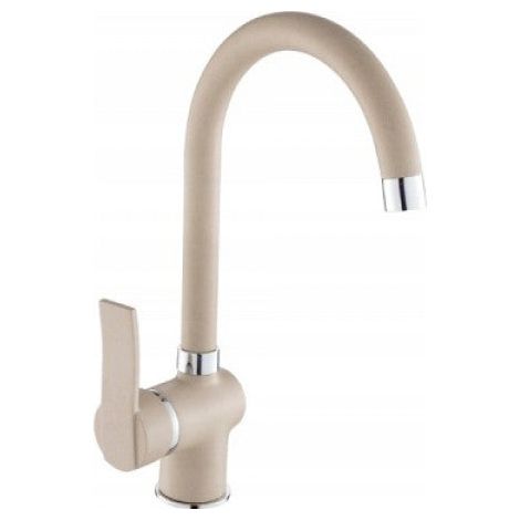 Robinet d'évier de cuisine beige Madera (1/3)