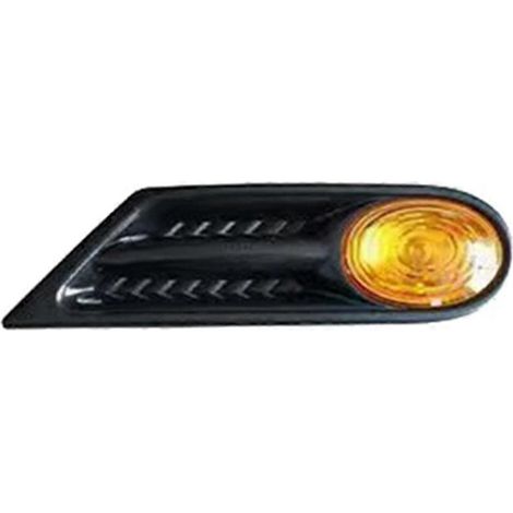 Boîtier de feu de position latéral et de clignotant auxiliaire (ampoule non incluse) compatible avec les standards R55, R56, R57, R58, R59 et 07-15. 63137260201 L (1/5)