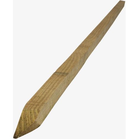 Tuteur en bois carré 2,2 x 2,2 x 200 cm – Stabilisation optimale pour plantes – Installation facile dans jardins potagers – Windhager